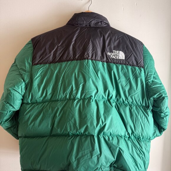 The North Face Nuptse Jacket | Women’s XXL | Black & Green | Vintage 700 Fill - Picture 4 of 6